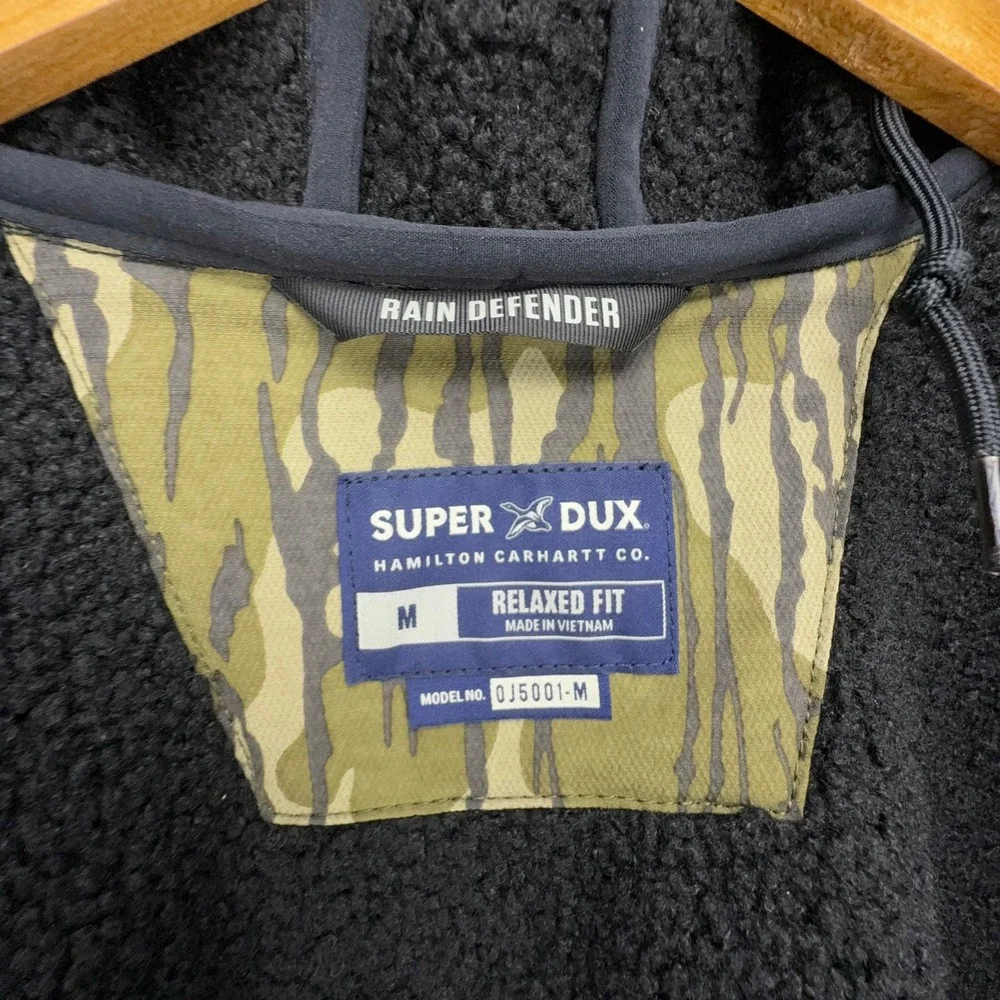Carhartt Super Dux Rain Defender Jacket Mossy Oak Camo Mens Medium NWT